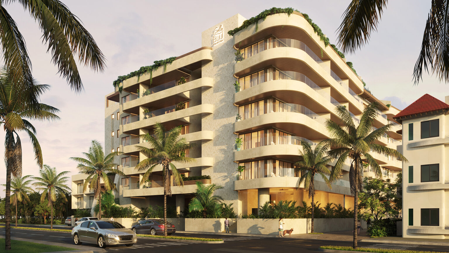 Signature Architecture directly on the beach.