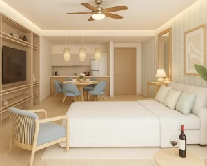 Recamara Grand One Bedroom en Puerto Morelos