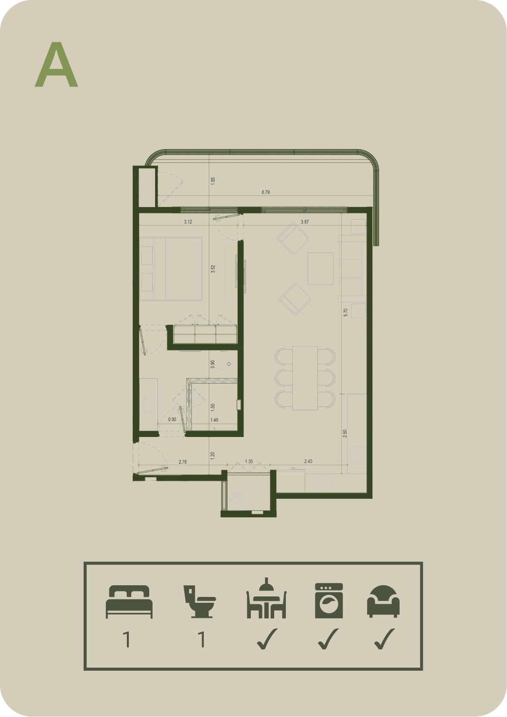 Plano de la tipología A