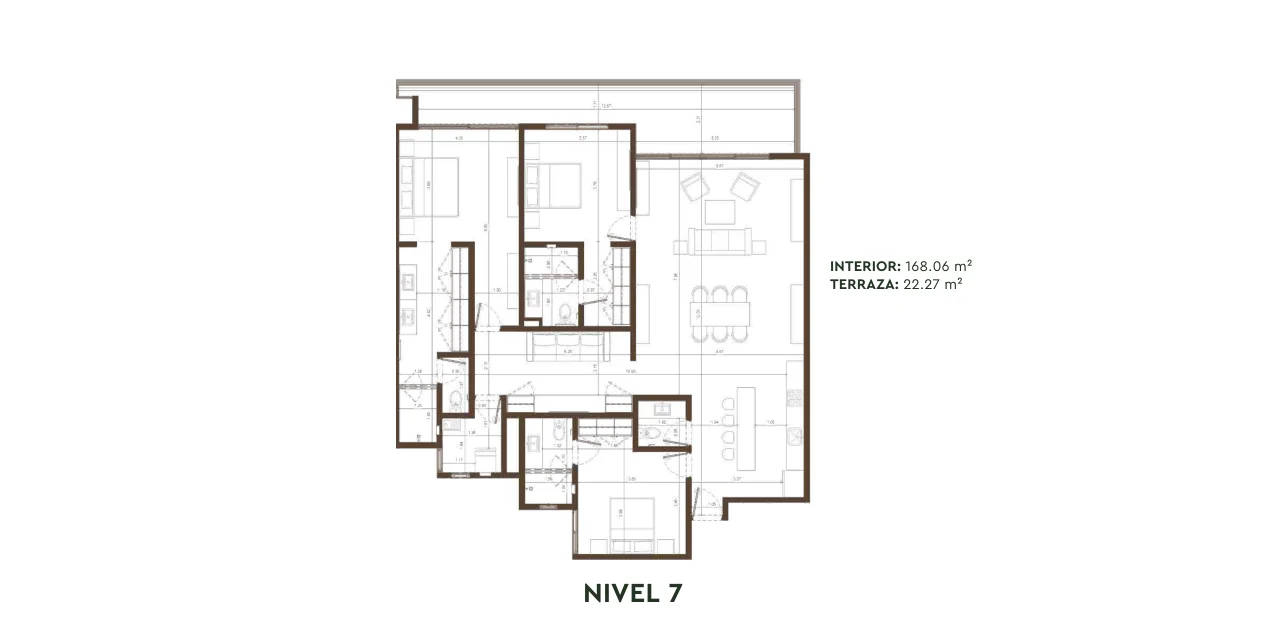 Plano Penthouse · Arbolada Residential Suites